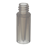 2.0ml Screw Plastic Vial (clear) w/100µL Polypropylene Insert, pk.1000